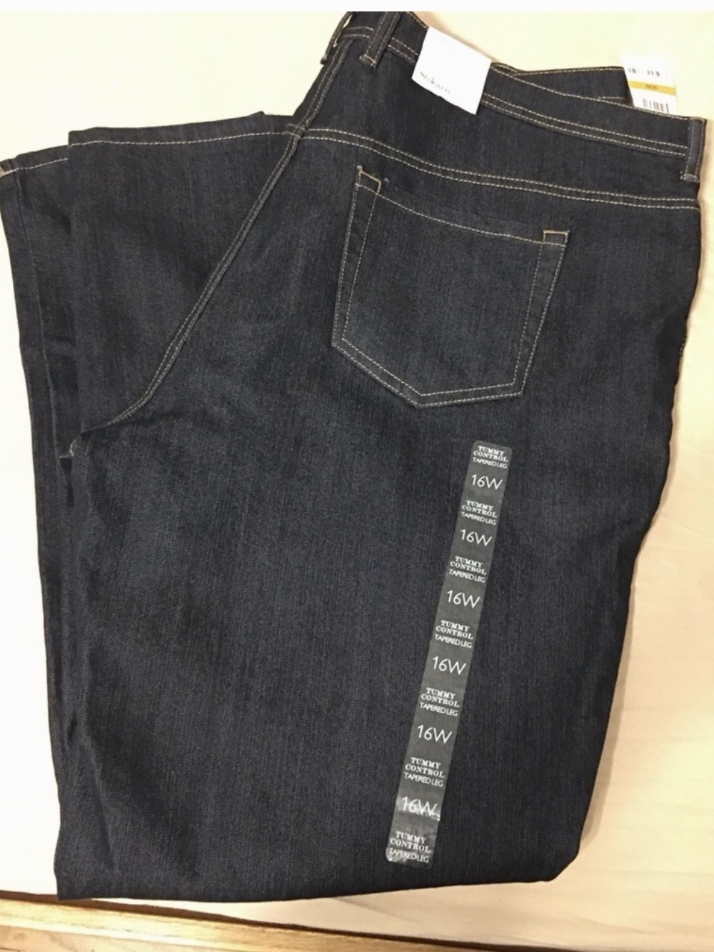 Style & Co. Women’s Dark Indigo Straight Jeans